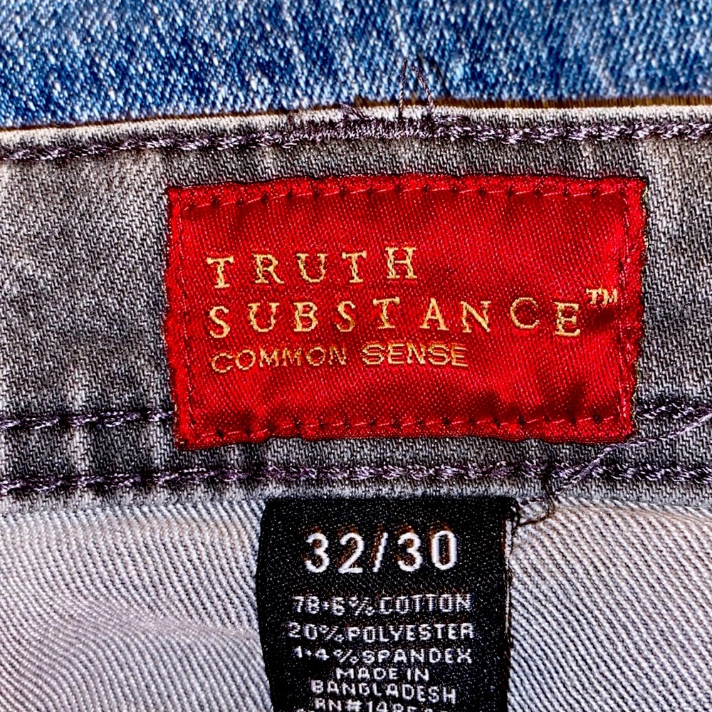 Men’s and teens jeans 32x30 called truth substance common sense